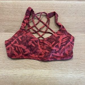 Free to be wild lululemon bra. Size 8